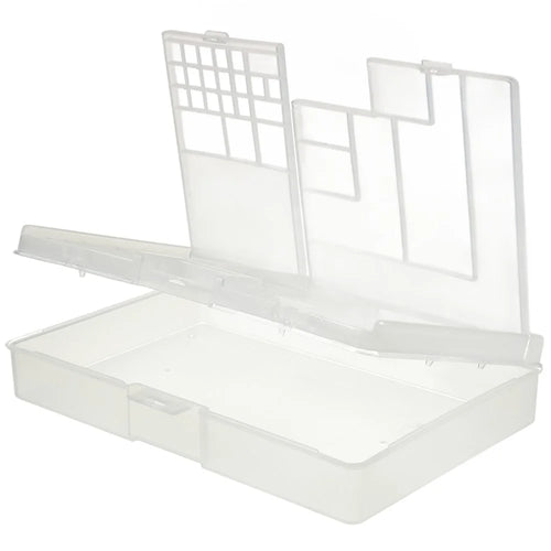 BEST BST-W203 Multi-function Storage Box for Mobile Phone Opening Tools Repair IC Motherboard Screw Parts Double-layer Storage Case - 1