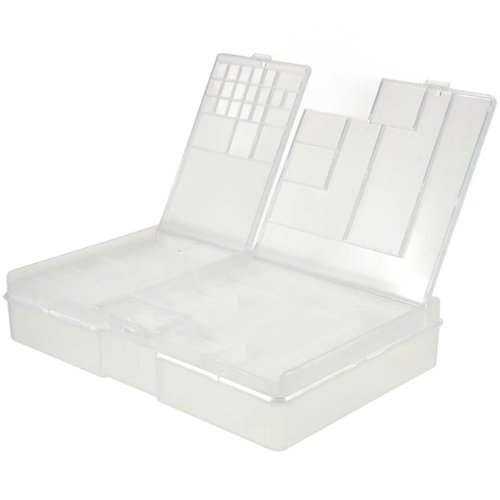 BEST BST-W203 Multi-function Storage Box for Mobile Phone Opening Tools Repair IC Motherboard Screw Parts Double-layer Storage Case - 3