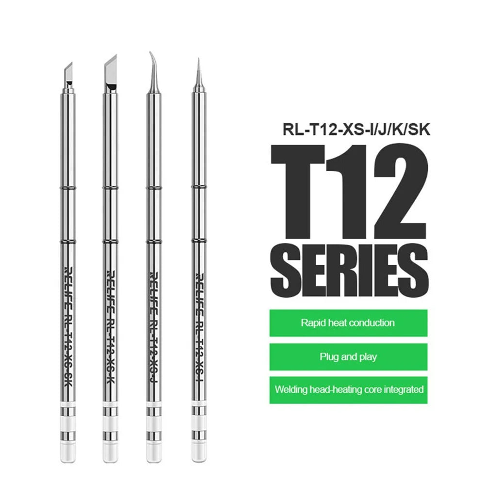 RELIFE RL-T12-XS Soldering Iron Tips Welding Tool Replacement for T12 Series Soldering Station - RL-T12-XS-I - 2