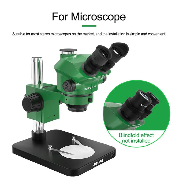 RELIFE M-26 2Pcs Microscope Soft Silicone Eyepiece Cover Guards Strong Shading Eyecup - 3