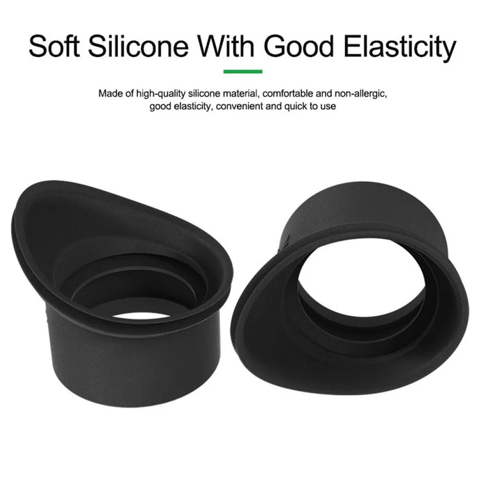 RELIFE M-26 2Pcs Microscope Soft Silicone Eyepiece Cover Guards Strong Shading Eyecup - 5