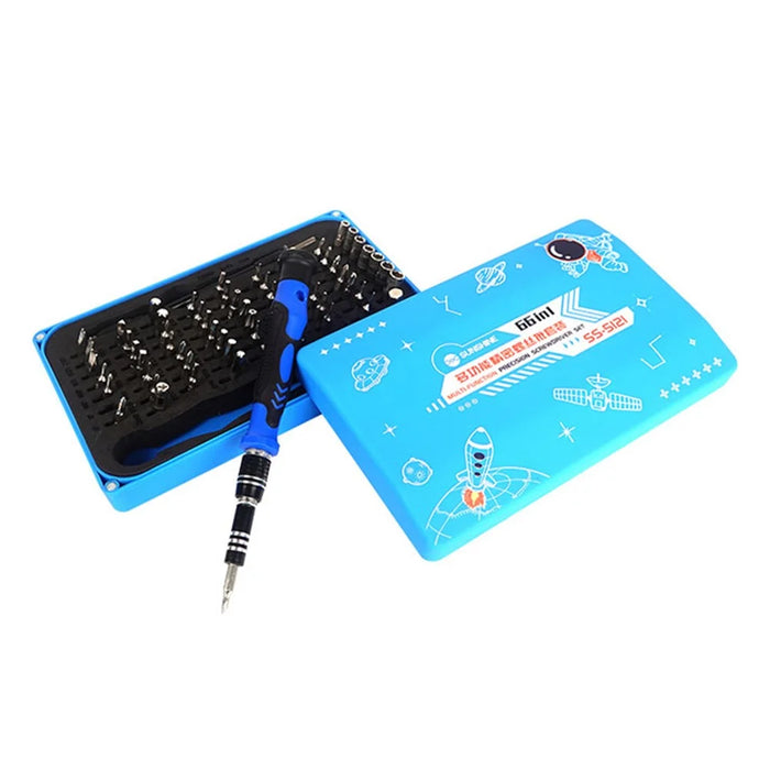 SUNSHINE SS-5121 66-in-1 Precision Screwdriver Set 64 Bits Magnetic Driver Kit Professional Electronics Repair Tool - 7