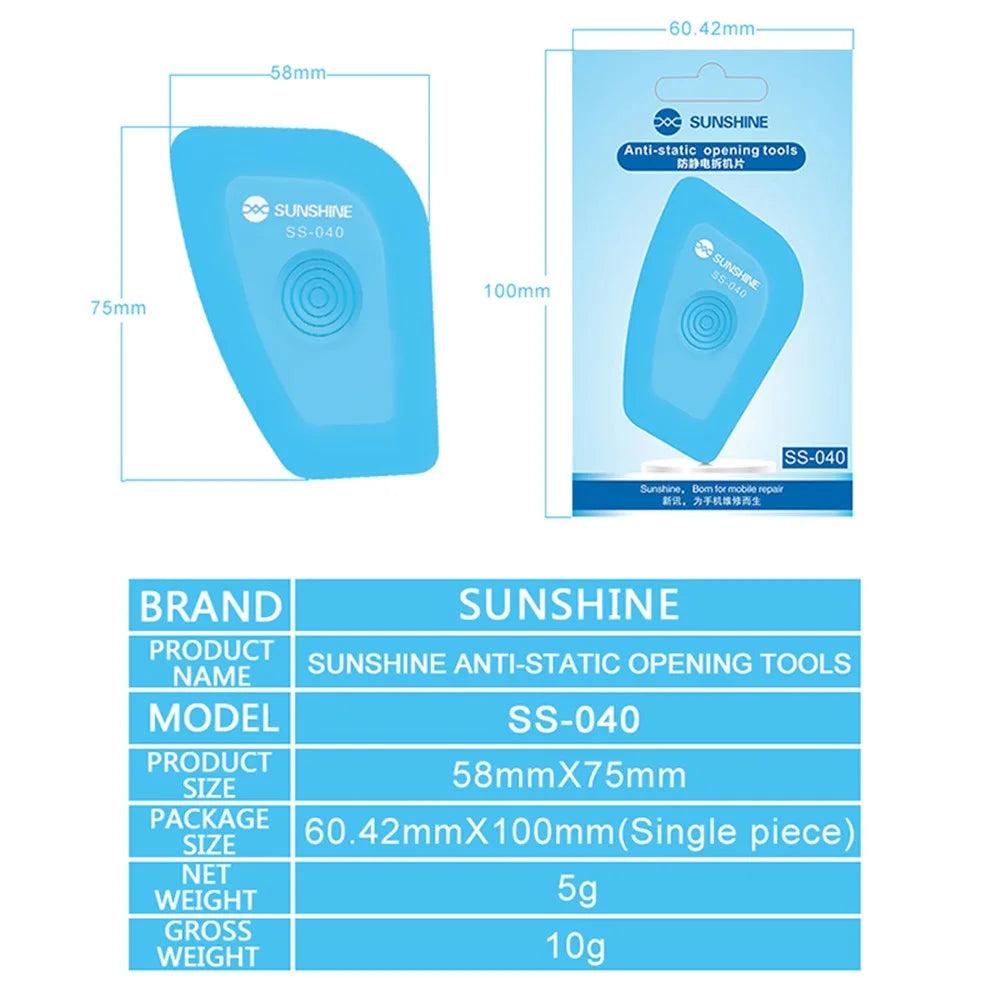 SUNSHINE SS-040 Anti-Static Disassembly Tool Screen Opening Phone Battery Pry Pick Repair Tool - 6