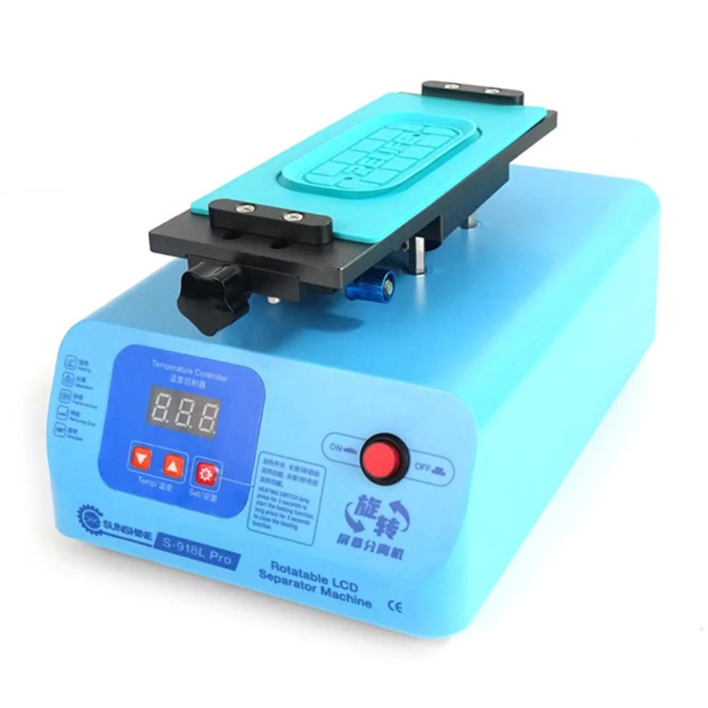 SUNSHINE S-918L Pro Rotary Screen Splitting Machine Mobile Phone LCD Screen Separator Machine - US Plug - 1