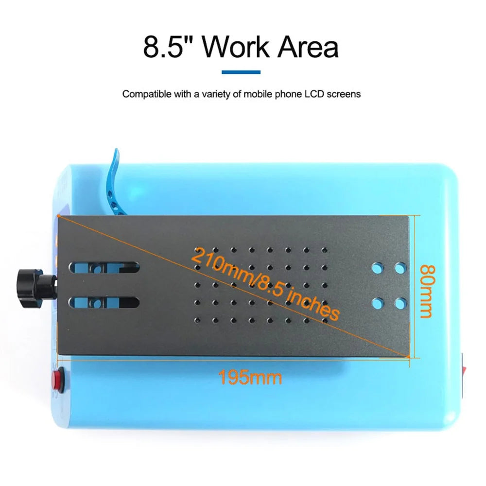 SUNSHINE S-918L Pro Rotary Screen Splitting Machine Mobile Phone LCD Screen Separator Machine - US Plug - 3