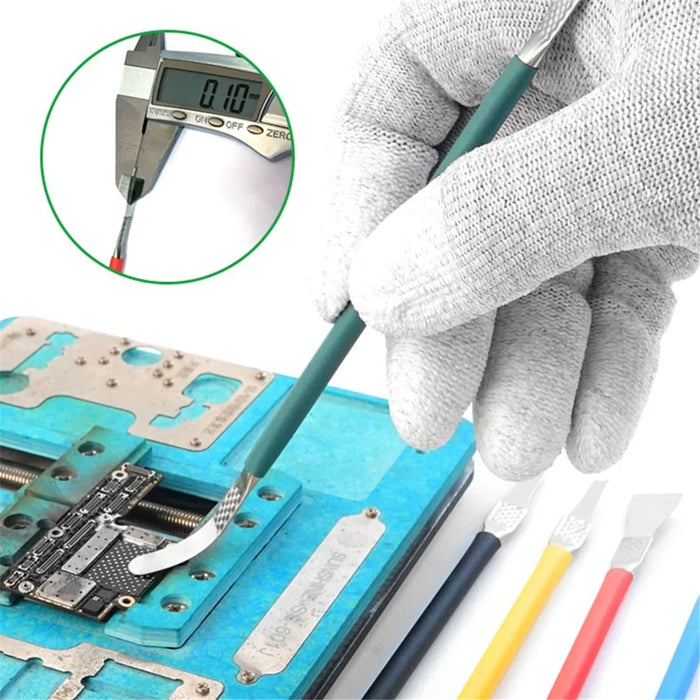 RELIFE RL-049B Mobile Phone CPU Glue Remover Tools SSD Solid State Drive BGA Chip Glue Removing Crowbar Set - 3