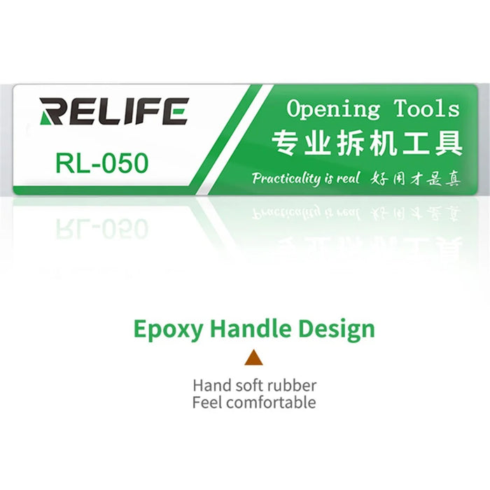 RELIFE RL-050 Metal Opening Pry Tool Bar Opener Spudger Scraper Knife for Smart Phone Screen - 3