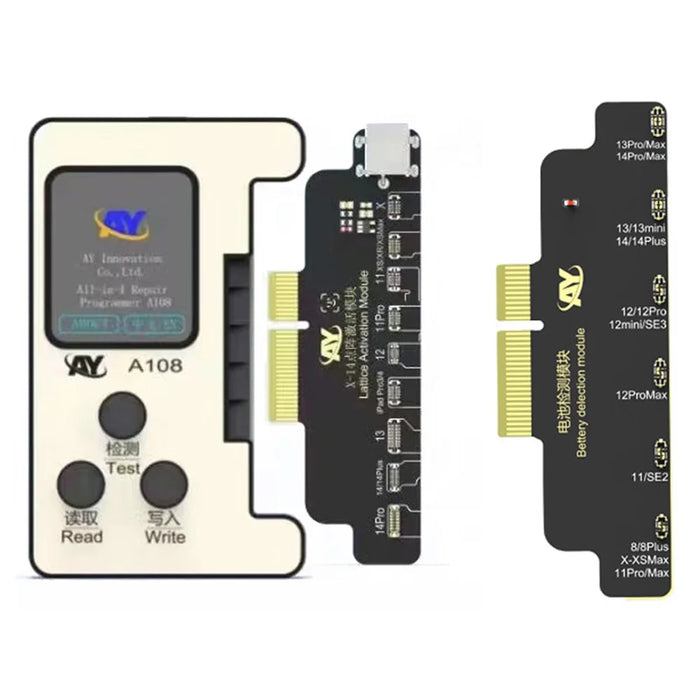 AY A108 Multi-function Repair Programmer Face ID Lattice Repair Module with Battery Repair Module for iPhone - 1