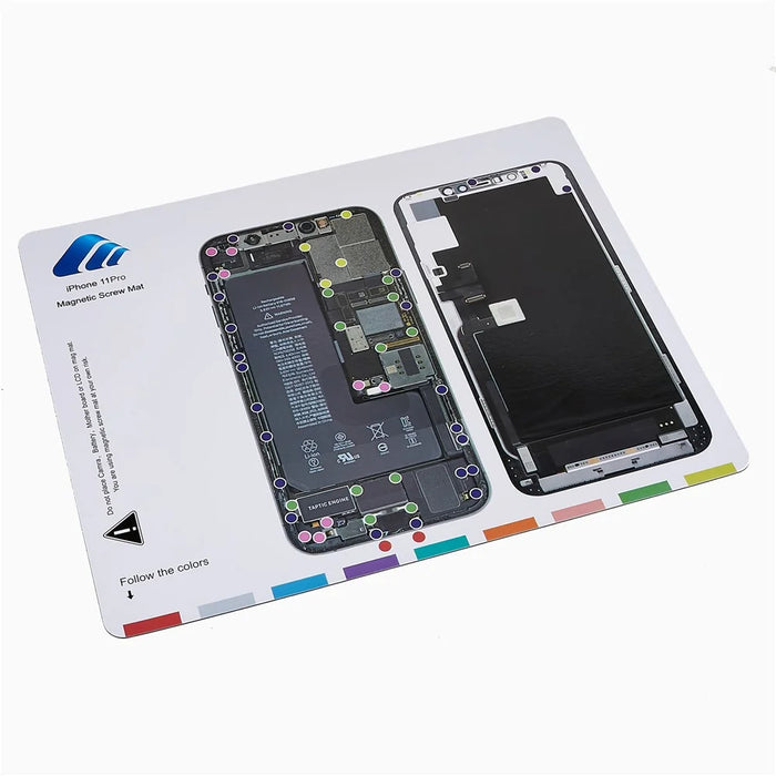 Magnetic Screw Mat Auxiliary Tool for iPhone 11 Pro 5.8 inch Magnetic Working Pad - 1