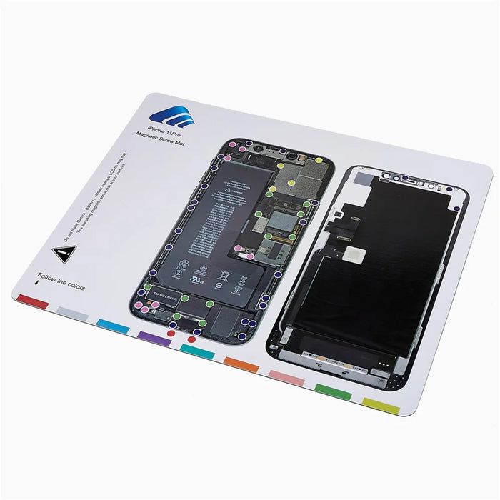 Magnetic Screw Mat Auxiliary Tool for iPhone 11 Pro 5.8 inch Magnetic Working Pad - 2
