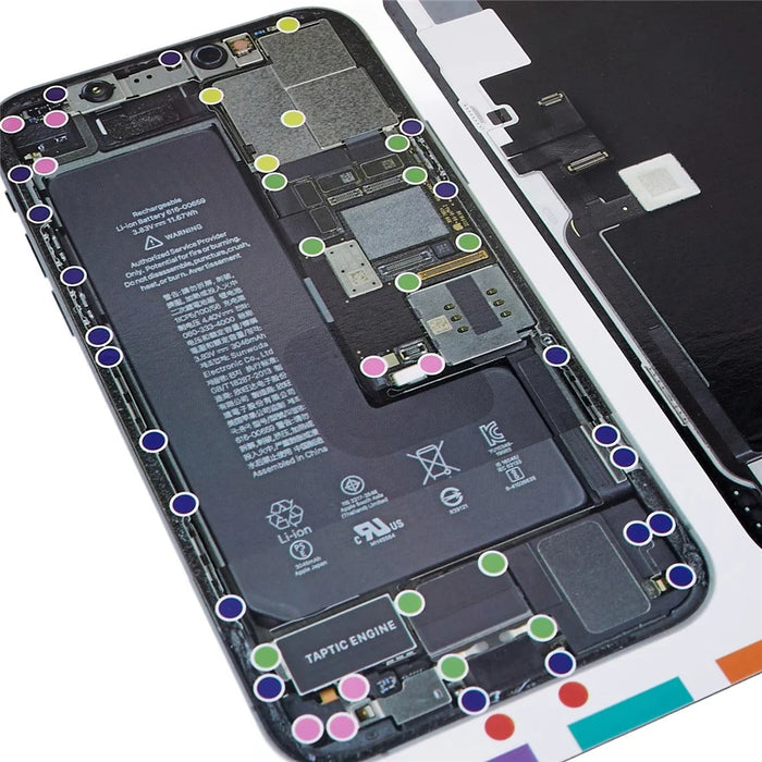 Magnetic Screw Mat Auxiliary Tool for iPhone 11 Pro 5.8 inch Magnetic Working Pad - 4