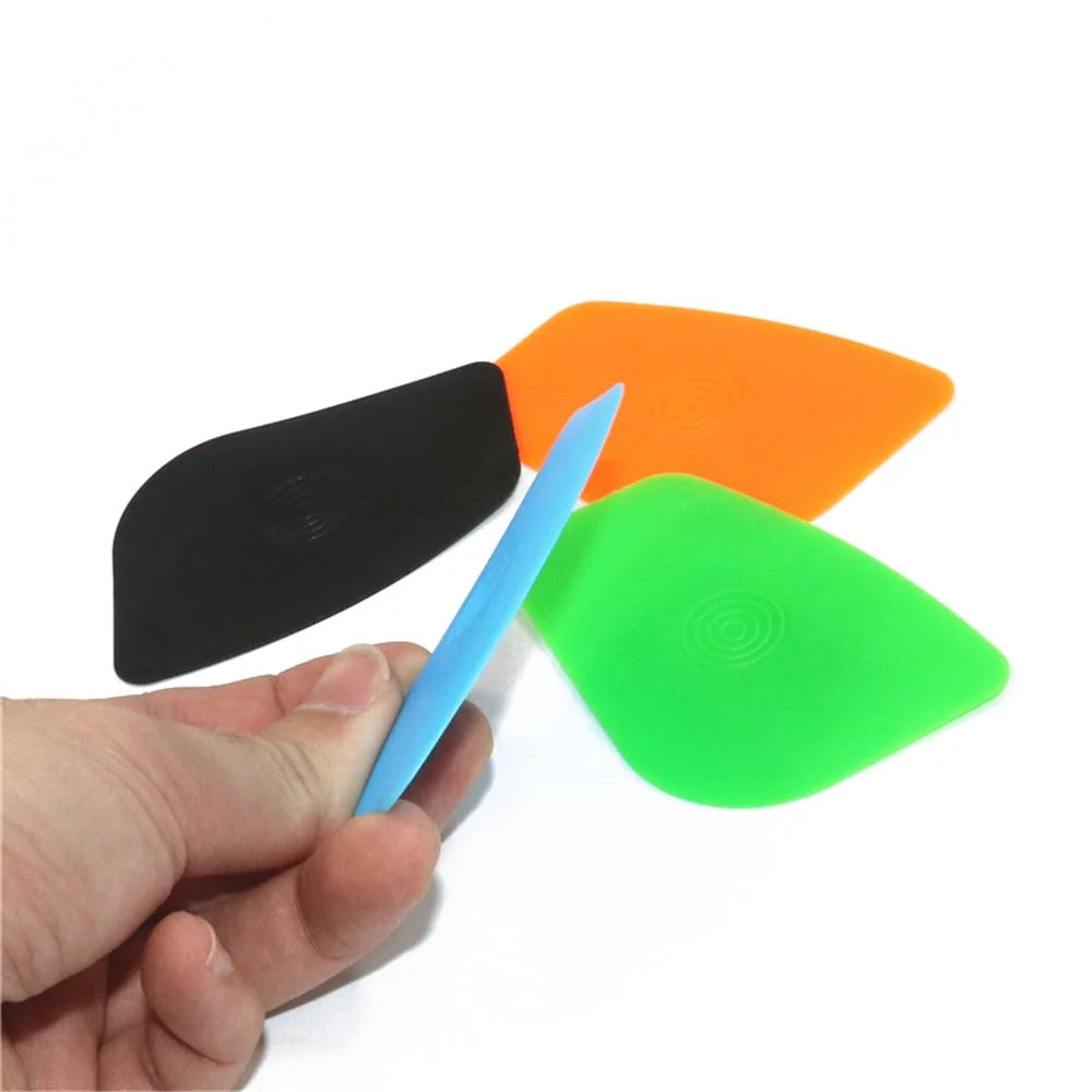 4Pcs Electronics Opening Pry Tool Repair Kit for Cellphone Laptops Tablets Leaf Shape Opening Tools - 3