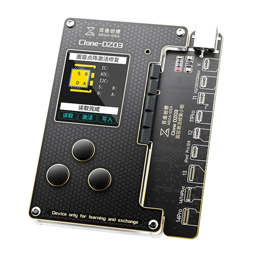 MEGA-IDEA Clone DZ03 No Disassembly Dot Matrix Repair Programmer for iPhone X-12 Mini Face ID Flex Cable Test Read Write - 1
