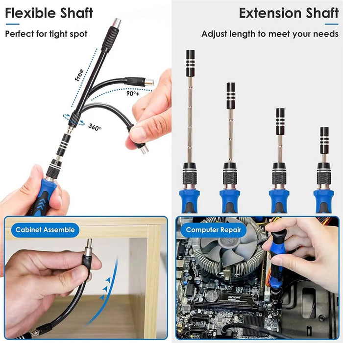 120 Bits Cellphone Repair Tool Kit for iPhone, iPad, Camera Precision Screwdriver Set - 4