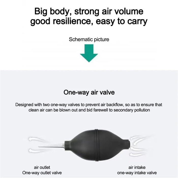 Portable Keyboard Air Blower Air Pump Dust Blower for Phone Computer, Large Size - 3