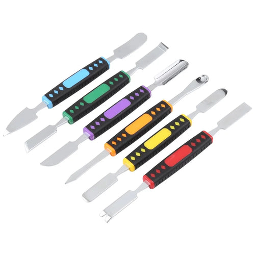 6Pcs / Set Metal Crowbar Phone Laptop Tablet Screen Opening Glue Removal Pry Tools Kit - 1