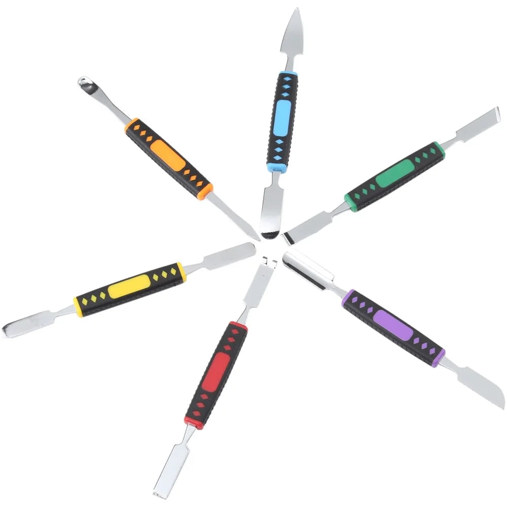 6Pcs / Set Metal Crowbar Phone Laptop Tablet Screen Opening Glue Removal Pry Tools Kit - 7