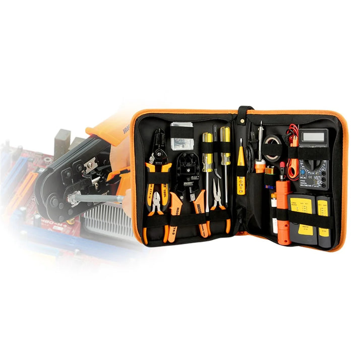 JAKEMY JM-P15 17-in-1 Network Repair Tool Kit Electroprobe Electric Soldering Iron Wire Crimping Pliers Set - 5