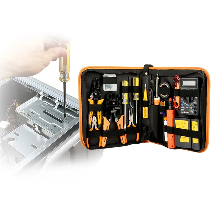 JAKEMY JM-P15 17-in-1 Network Repair Tool Kit Electroprobe Electric Soldering Iron Wire Crimping Pliers Set - 6