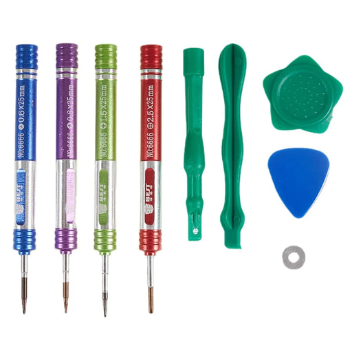 BEST Mobile Phone Repair Screwdriver Set Opening Pry Tool Spudger Tweezers Multifunction Cellphone Repair Kit - 2