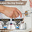 28Pcs Mini Mechanic Tool Kits Portable Ratchet Wrench Set with 72 Teeth Reversible Ratchet (Metric) - 4