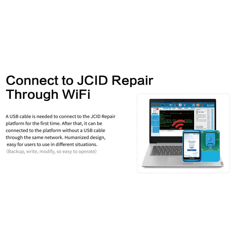 JC V1S Pro Programmer for Phone Screen Face ID Battery Nano Read Repair Multifunctional Programmer - 6