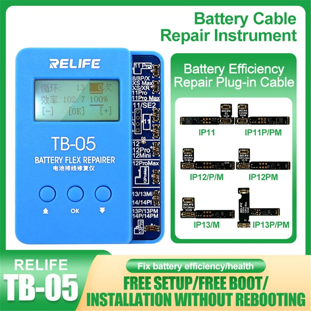 RELIFE TB-05 Battery Cable Repair Instrument Cell Phone Battery Flex Cable Repairer - 2