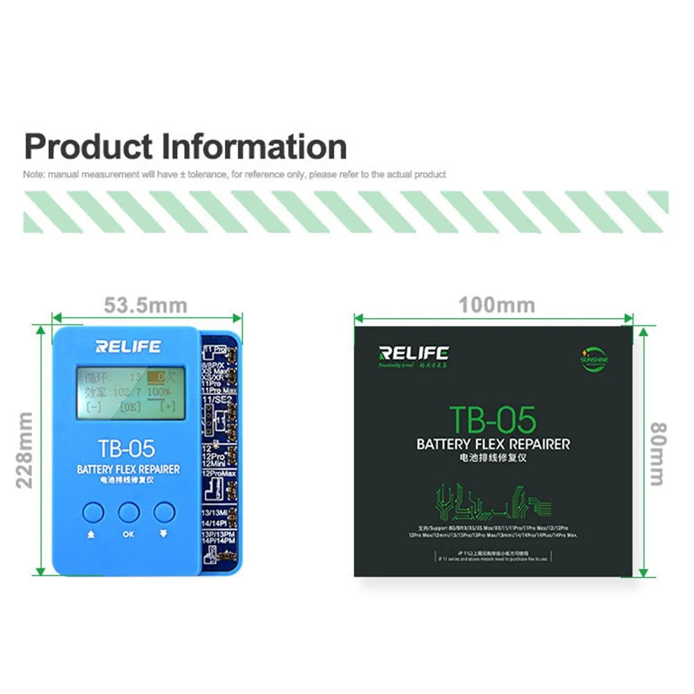 RELIFE TB-05 Battery Cable Repair Instrument Cell Phone Battery Flex Cable Repairer - 5
