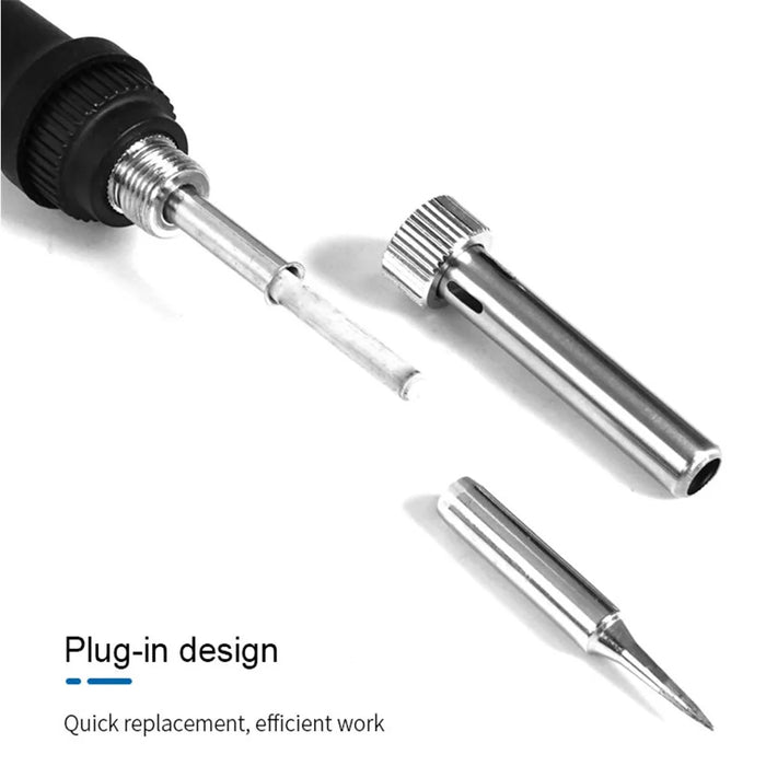 SUNSHINE SL-908 60W Constant Temperature Electric Soldering Iron Fast Heating Portable Soldering Iron - EU Plug - 6