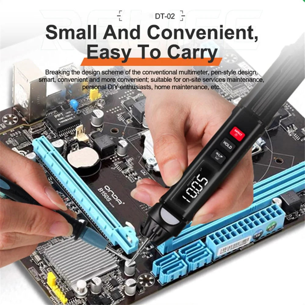 RELIFE DT-02 Smart Pen-Type Multimeter Mobile Phone Maintenance Tester with Flashlight - 7