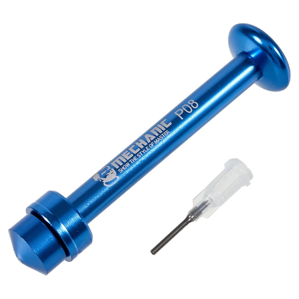 MECHANIC P08 Solder Paste Flux Booster Aluminum Alloy Tube Piston Manual Syringe Plunger for Phone Repair - 3