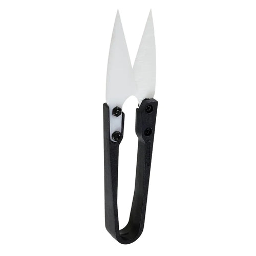 BEST U-Shape Ceramic Scissors Plastic + Metal Anti-static Scissors for Cell Phone Repair - 1