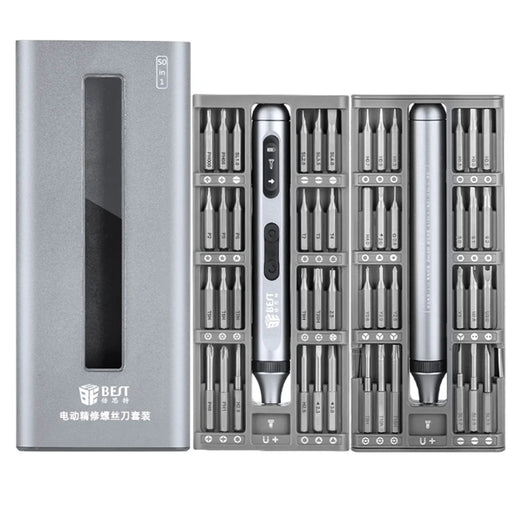 BEST BST-9933A Electric Precision Screwdriver Set with 48 Bits, Screwdriver Repair Tools Kit - 1