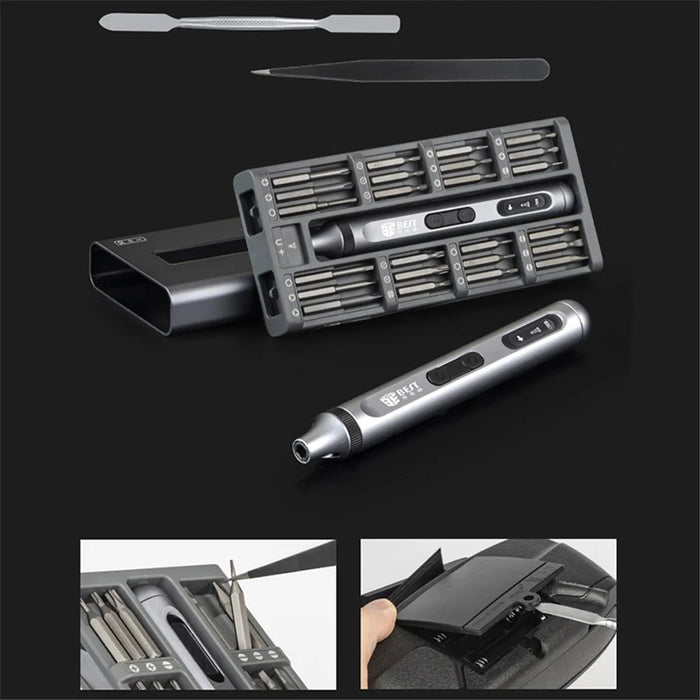 BEST BST-9933A Electric Precision Screwdriver Set with 48 Bits, Screwdriver Repair Tools Kit - 5