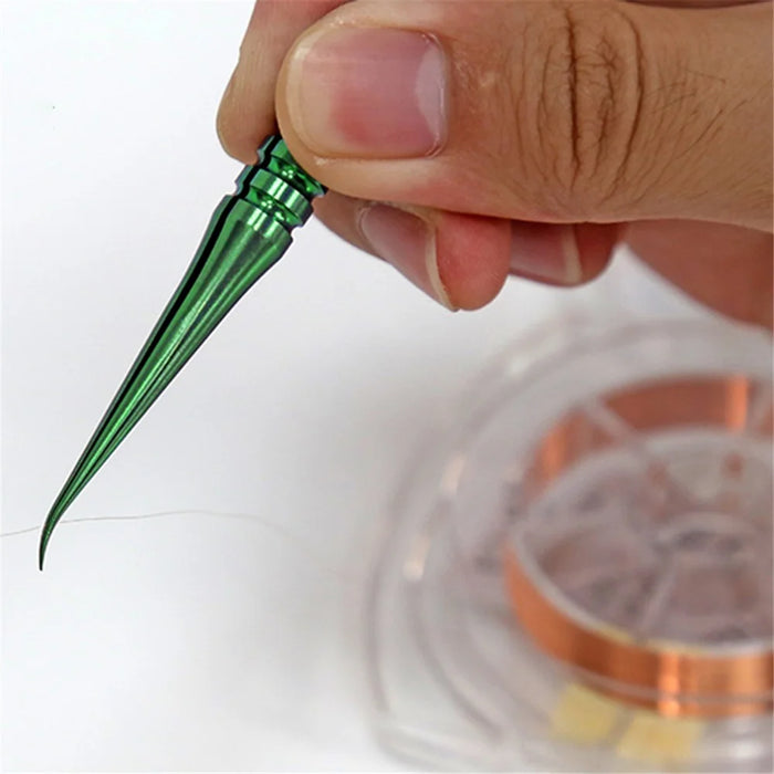 BEST BST-Y23 Titanium Alloy Curved Fine Tip Tweezers Electronic Device Precision Repair Tool - 2