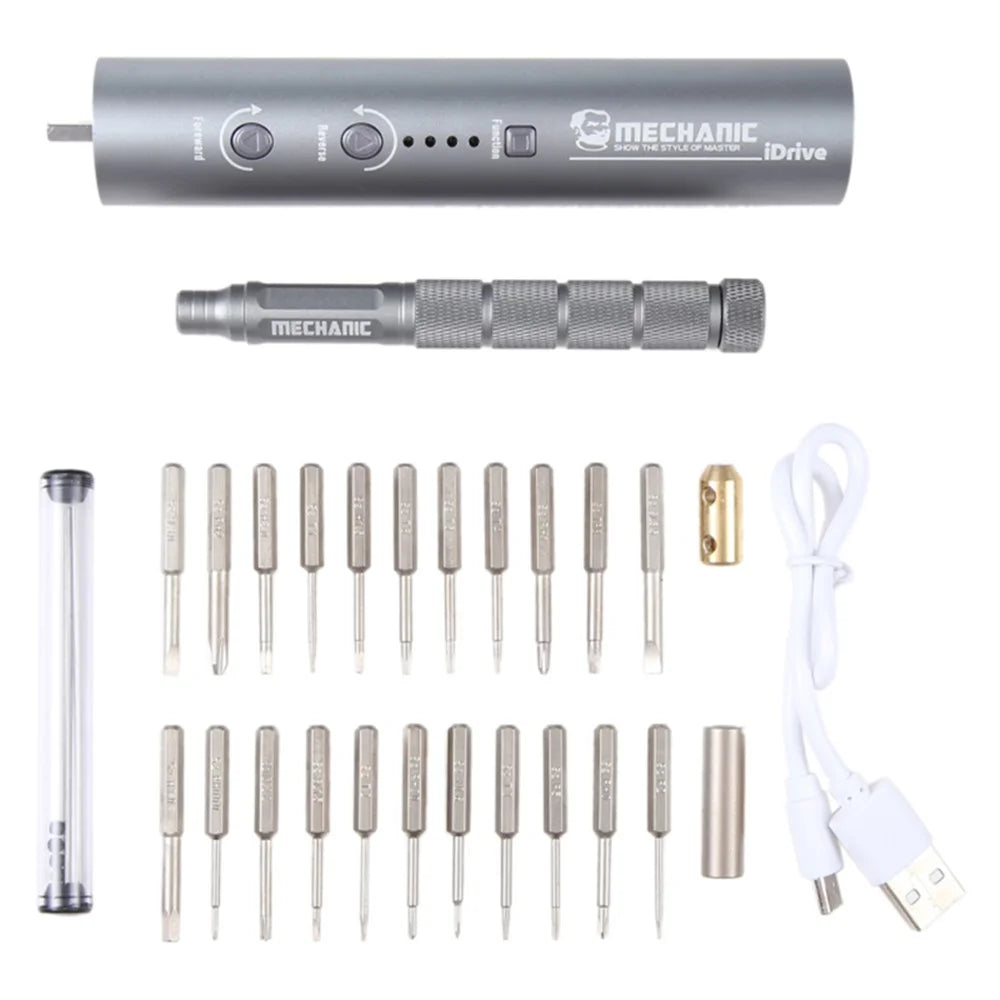 MECHANIC Multifunctional Rechargeable Cordless Electric Screwdriver Glue Remover Phone Repair Tool - 1