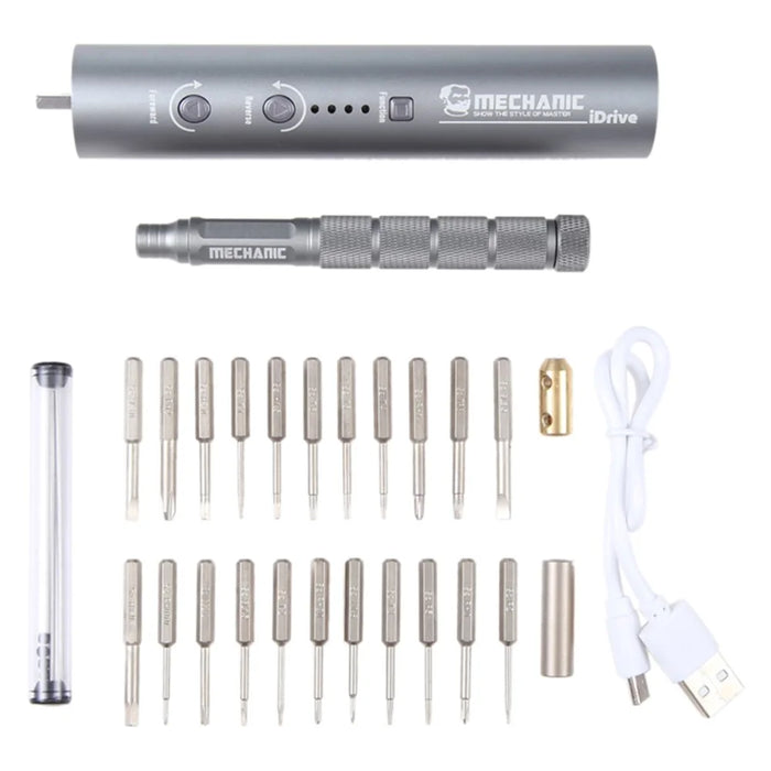 MECHANIC Multifunctional Rechargeable Cordless Electric Screwdriver Glue Remover Phone Repair Tool - 1