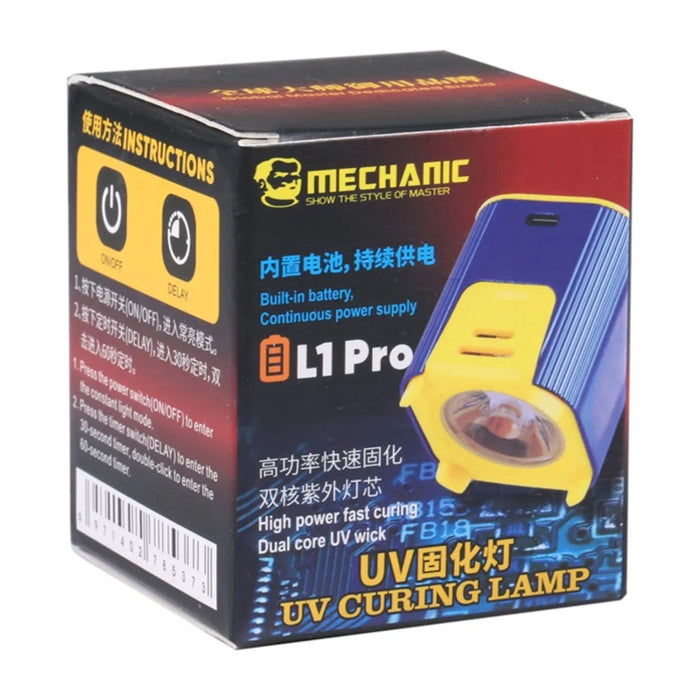 MECHANIC L1 Pro UV LED Glue Curing Lamp Rechargeable Fast Speed Glue Dryer UV Curing Lamp - 5