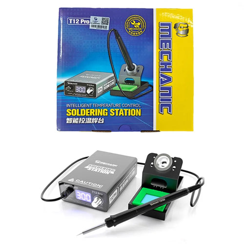 MECHANIC T12 Pro Soldering Station Intelligent Temperature Controller Anti-Static Electronics Repair Tool - EU Plug - 1