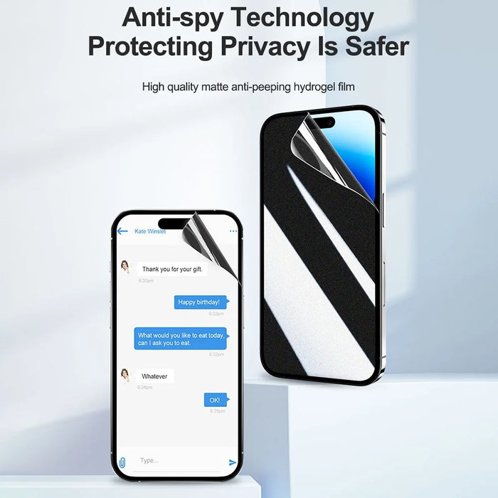 SUNSHINE SS-075S 50Pcs Matte Anti-peep Hydrogel Film Privacy Protection Screen Film (Work with SUNSHINE SS-890) - 3