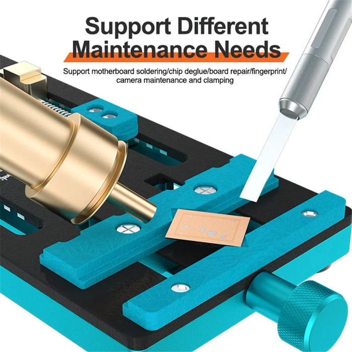RELIFE RL-601F Universal Fixture Double-slot Three-axis PCB Removal Mainboard Welding IC Repair Clamping Tool - 3
