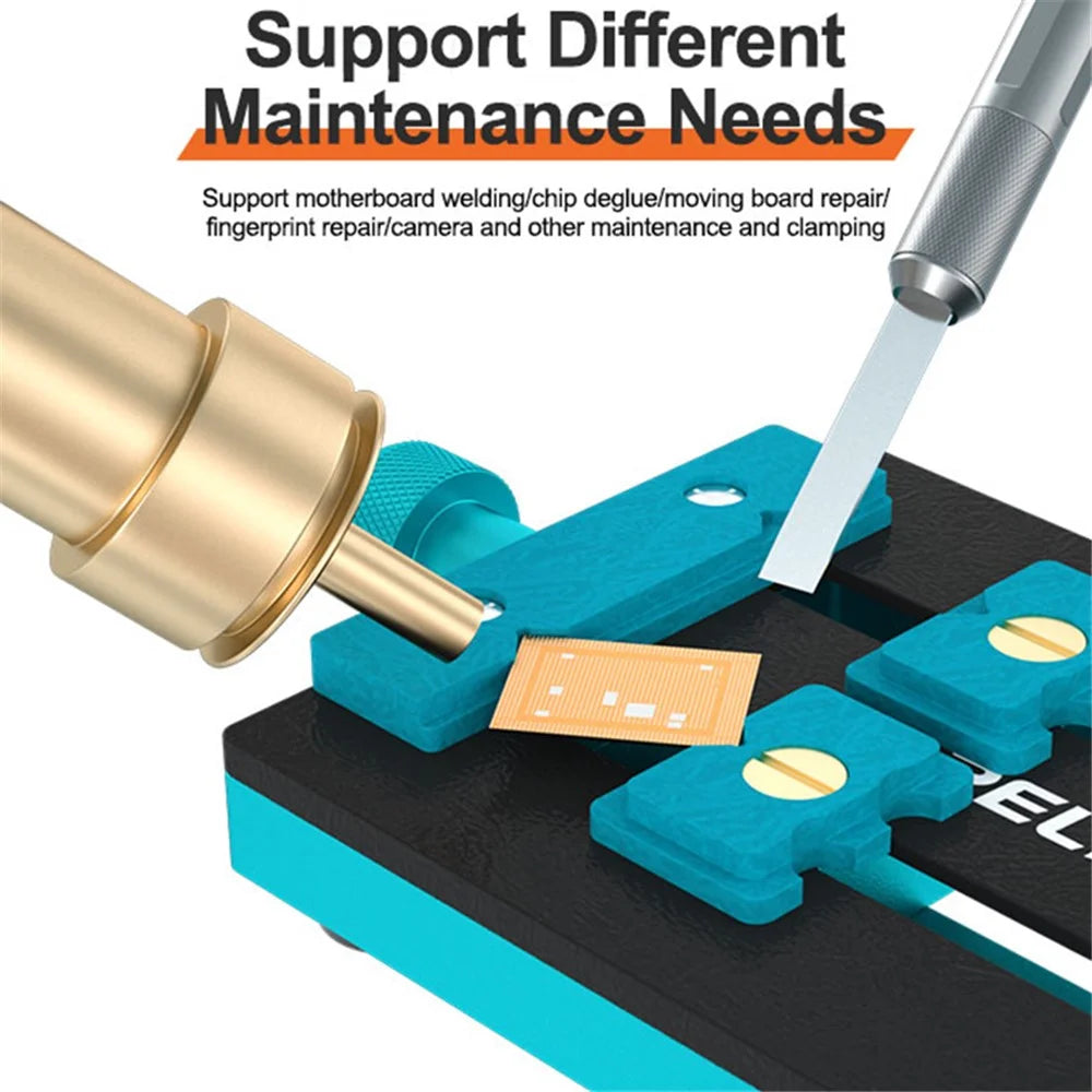 RELIFE RL-601F Mini 360-degree Rotating Fixture Support Chip PCB Removal Mainboard Welding IC Repair - 3