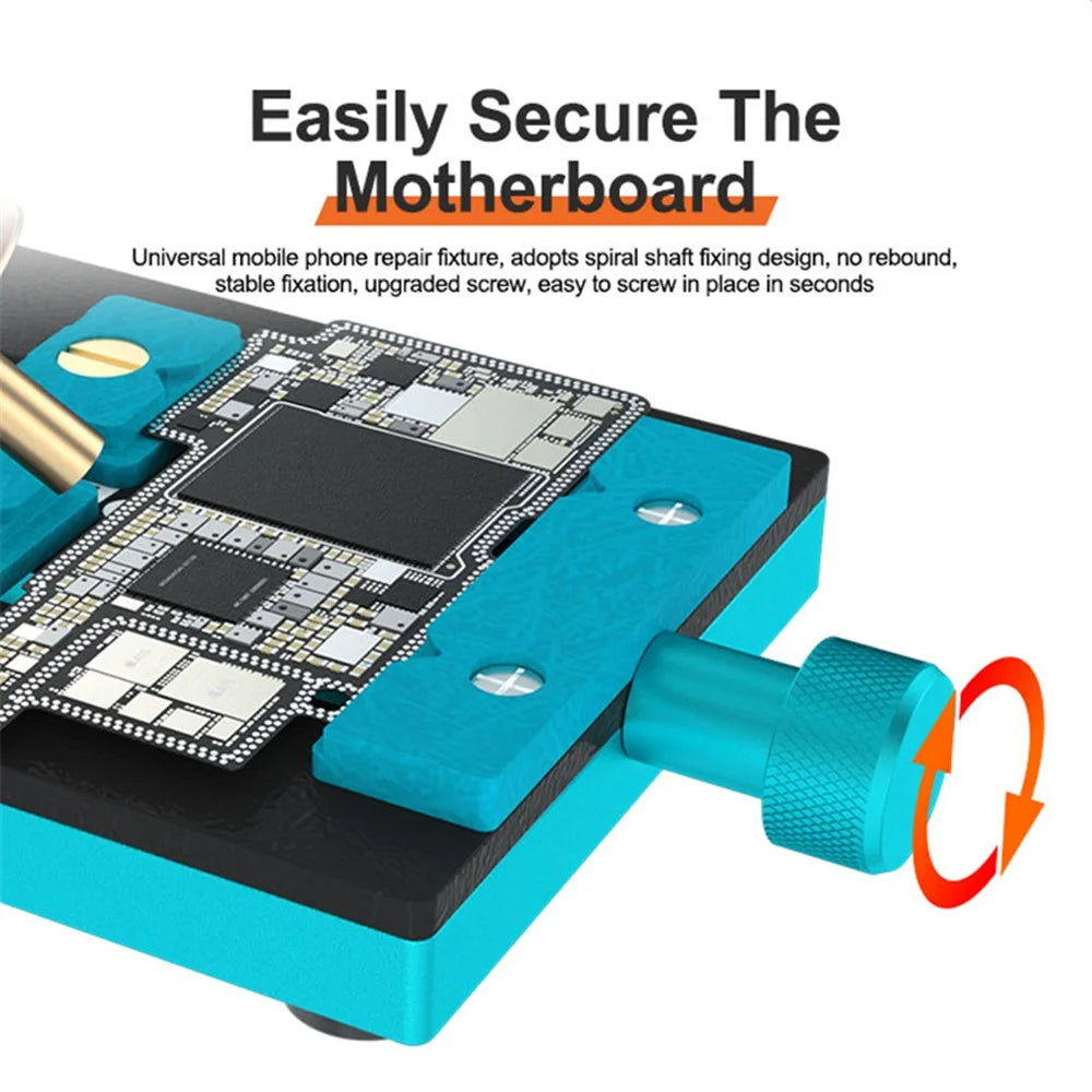 RELIFE RL-601F Mini 360-degree Rotating Fixture Support Chip PCB Removal Mainboard Welding IC Repair - 6