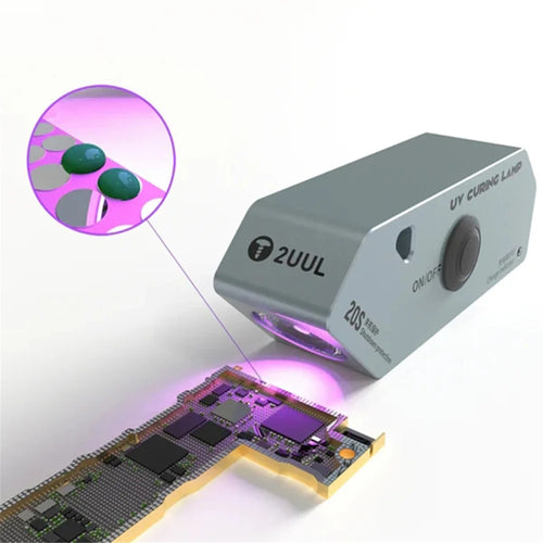 2UUL SC05 UV LED Glue Curing Lamp Rechargeable Fast Speed Glue Dryer UV Curing Light - 1
