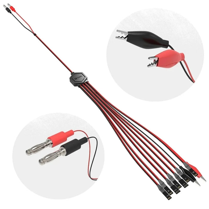 2UUL 8-in-1 Professional DC Power Supply Phone Current Test Cable for iPhone 6 - 14 Pro Max , Phone Motherboard Activation Boot Line - 2