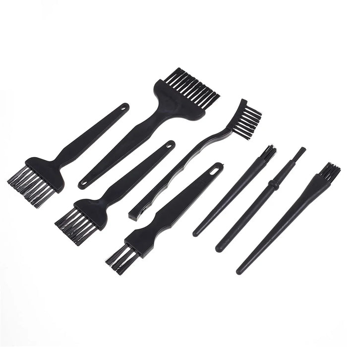 BEST 8Pcs / Set  Electronic Device Reparing Cleaning Brush Anti-static Brushes Kit - 2