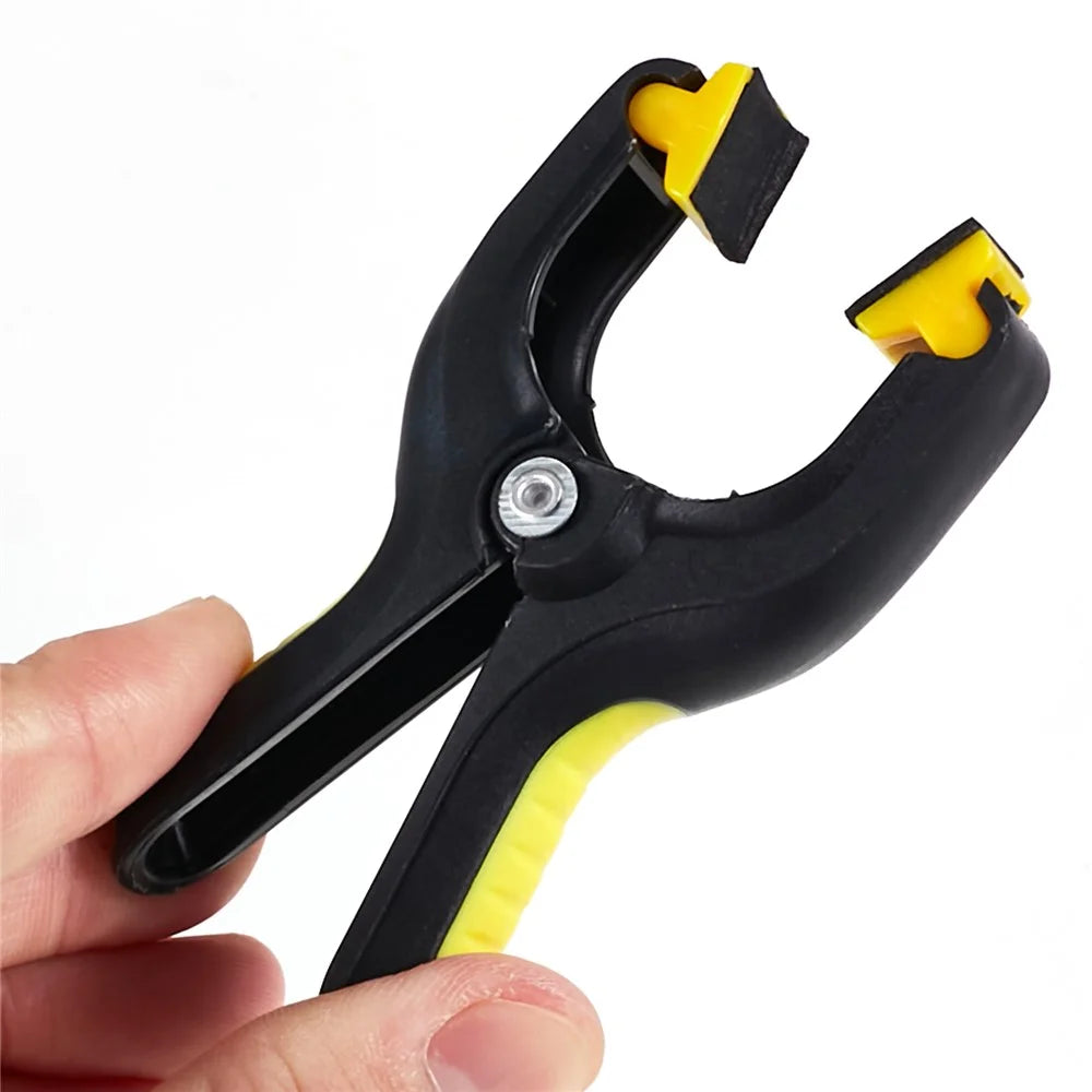BEST 4Pcs Tablet Phone Repairing Plastic Clip Fixture LCD Screen Fastening Clamps with Sponge - 3