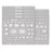 RELIFE RL-044 12Pcs IP Series CPU Integrated Steel Mesh Set iPhone 6-17 Series CPU Tin Planting Kit - 1