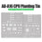 RELIFE RL-044 12Pcs IP Series CPU Integrated Steel Mesh Set iPhone 6-17 Series CPU Tin Planting Kit - 2