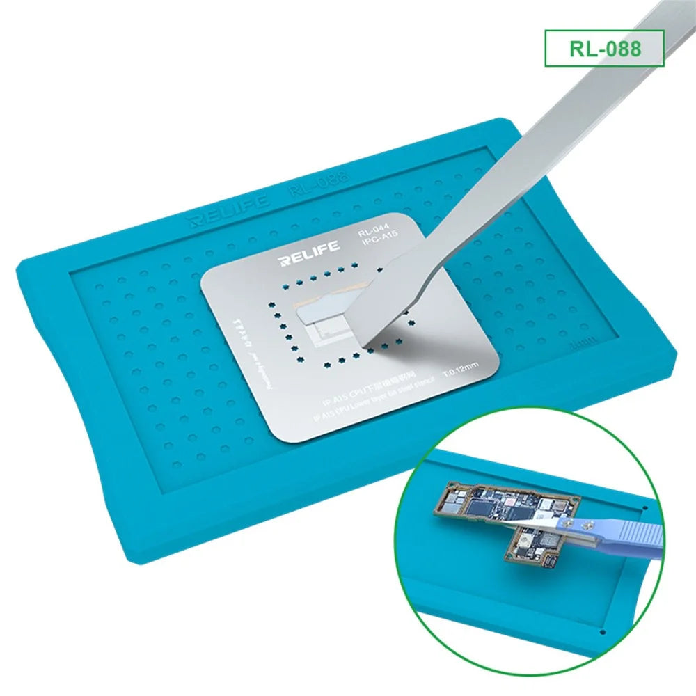 RELIFE RL-088 Phone Repair Tin Planting Universal Fixture Plate Anti-static Magnetic Base - 6